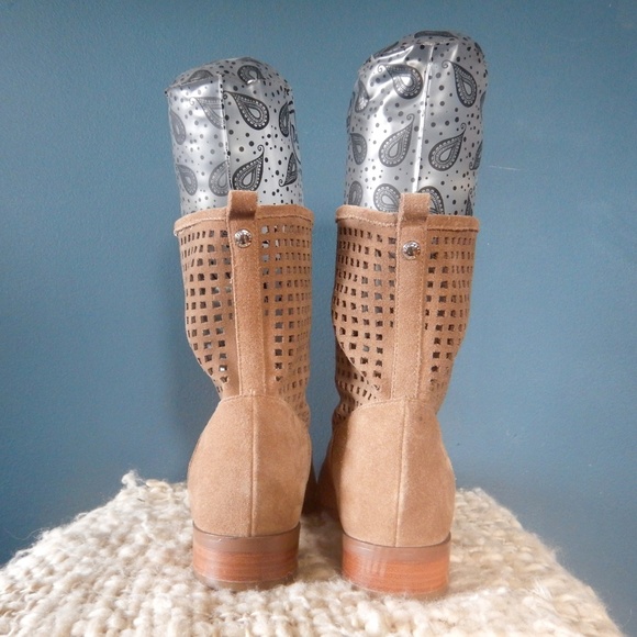 Michael Kors Graham Ankle Boot in Desert Suede - Picture 3 of 8